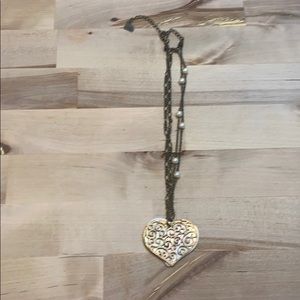 Park Lane Vintage Gold Heart Necklace